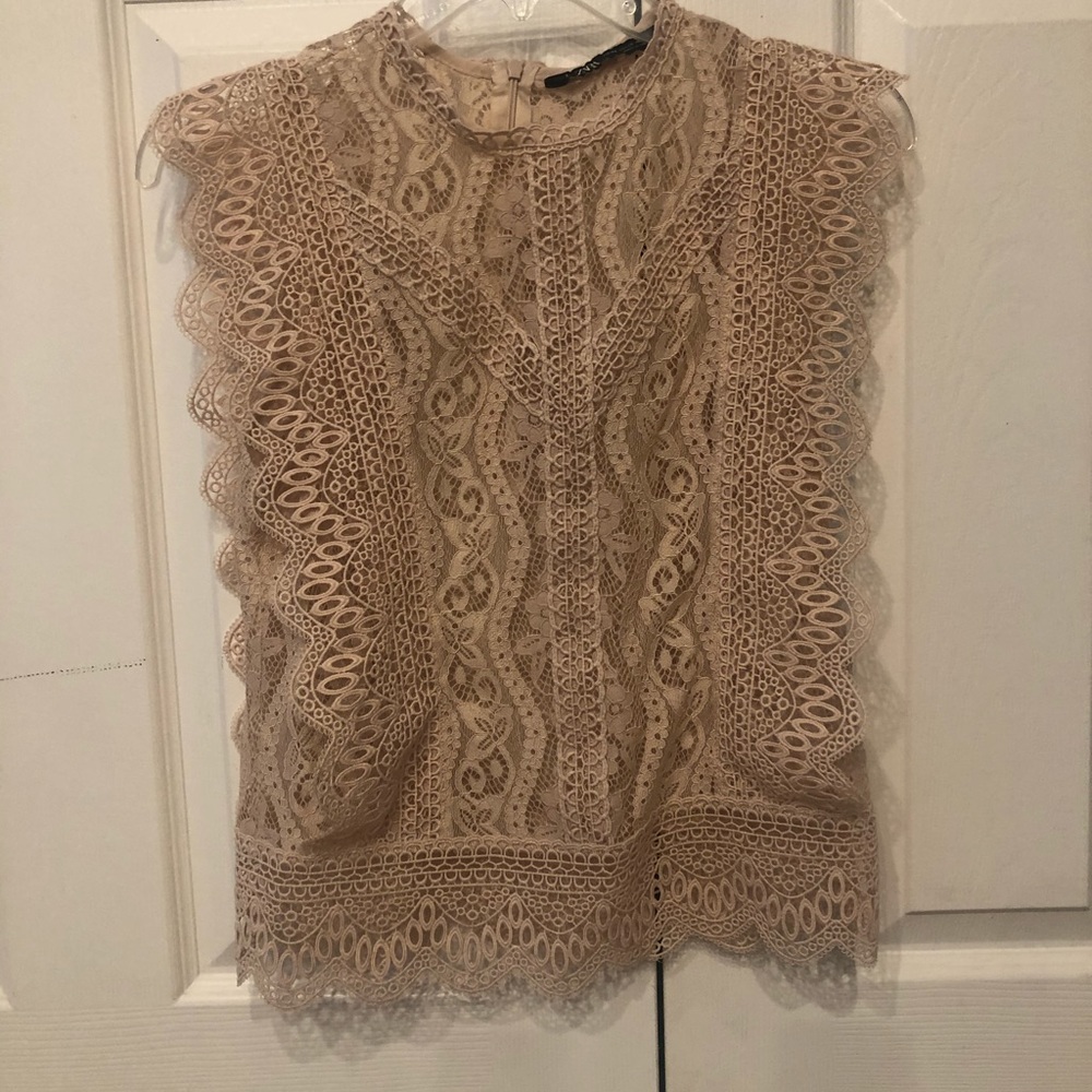 Zara lace top